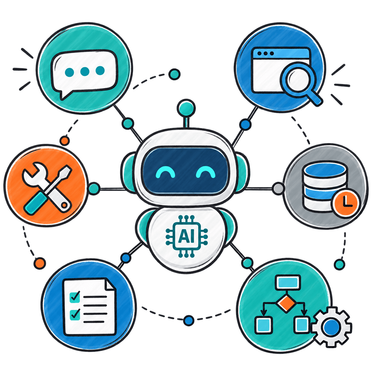 Agentic AI illustration